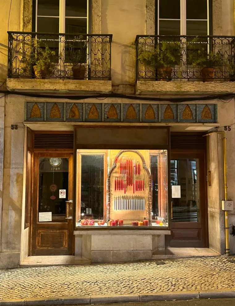 Loja de rua fechada